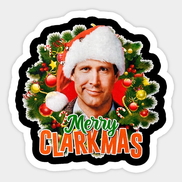 Christmas Clark Griswold Merry Clarkmas Sticker by Leblancd Nashb